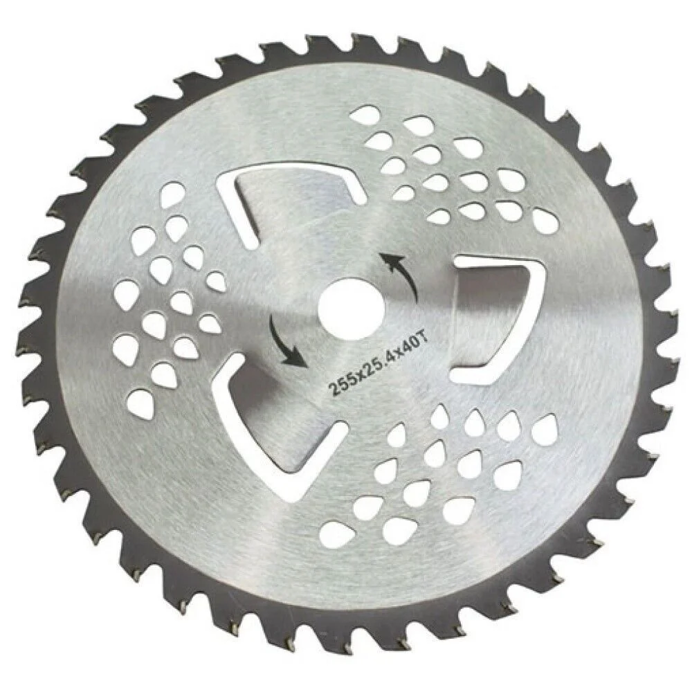 DISCO PER DECESPUGLIATORE RICAMBIO TOSAERBA 40 DENTI Ø 255 X 25,4 MM GF-0085