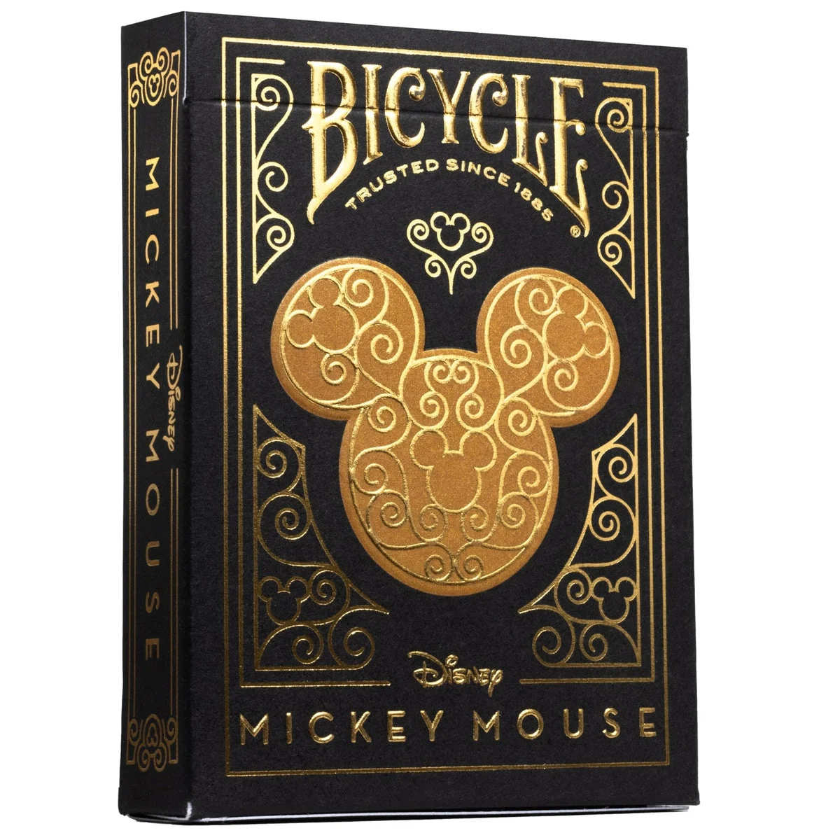 Disney Bicycle Inspired by Mickey Mouse Black and Gold Playing Cards