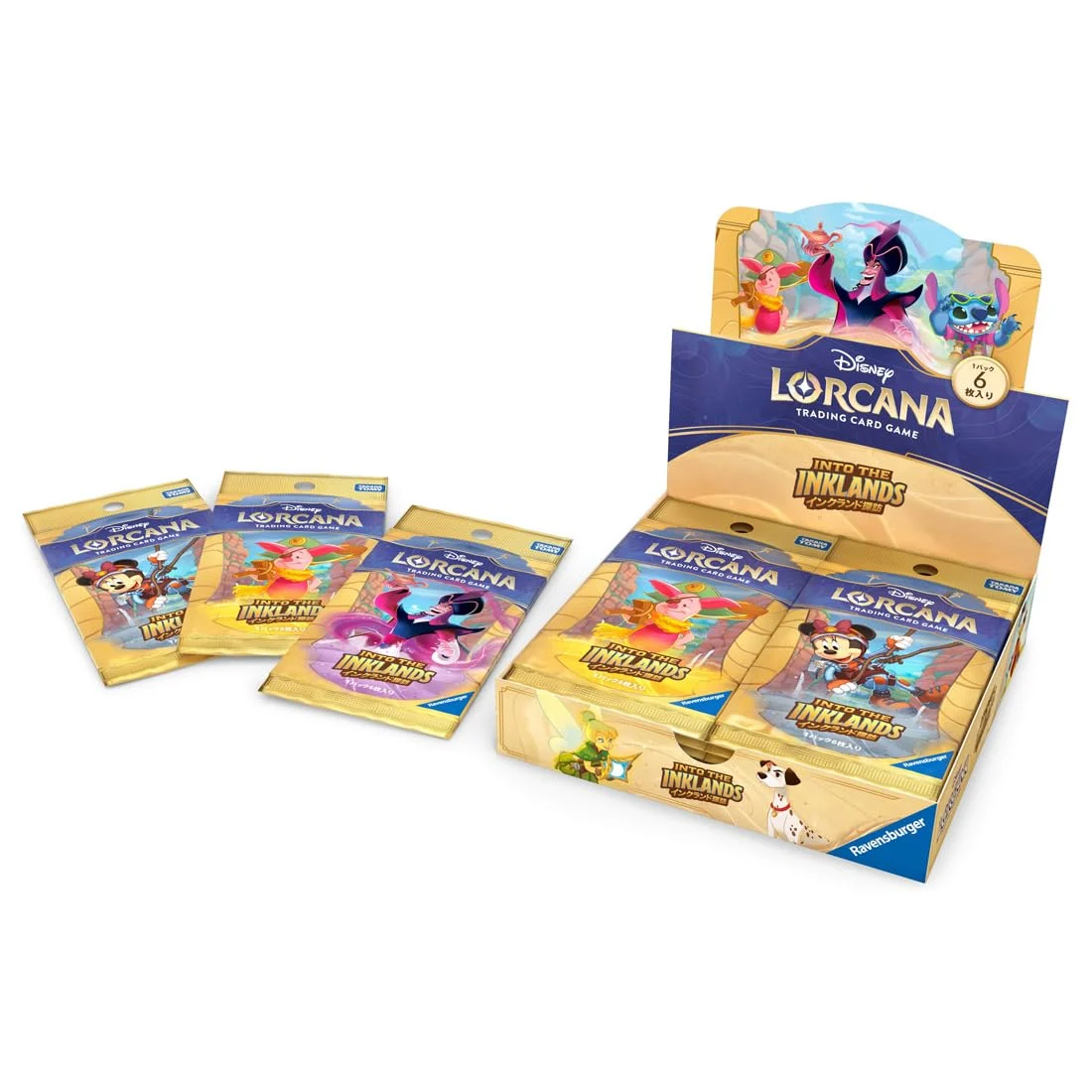 Disney Lorcana TCG Pacchetto Booster Esplorazione Inkland Box - TAKARA TOMY