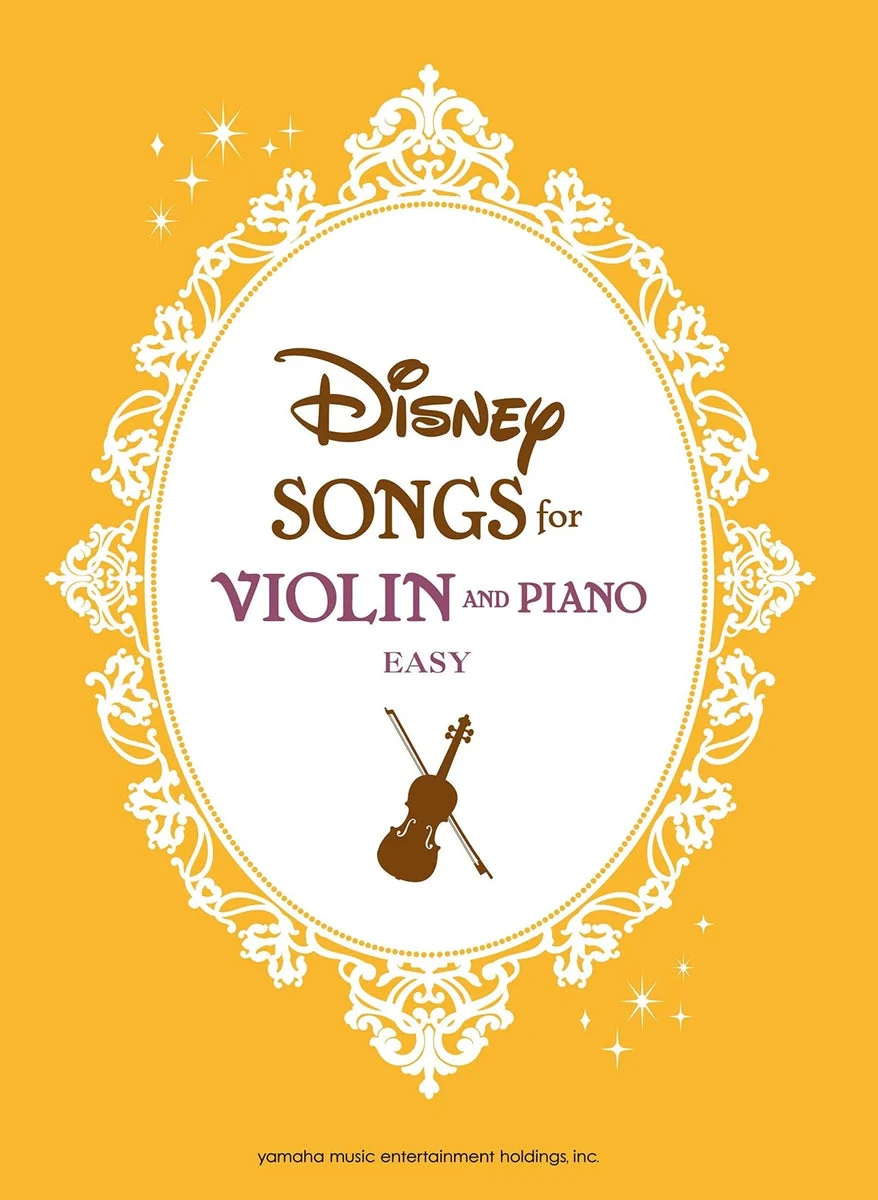 Disney Songs for Violin & Piano (Easy Level English Edition)