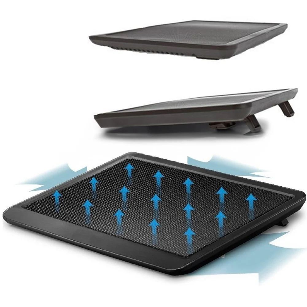 DISSIPATORE ULTRA SLIM PER NOTEBOOK PC CON VENTOLA 14 CM SUPPORTO PORTATILE - TrAdE Shop Traesio
