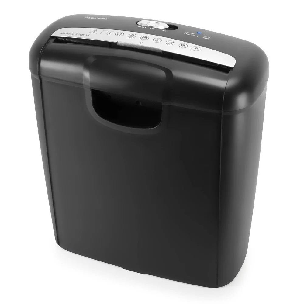DISTRUGGI DOCUMENTI TRITA CARTE 6 FOGLI A4 CARTE CREDITO CESTINO 10L SILENZIOSO - TrAdE Shop Traesio