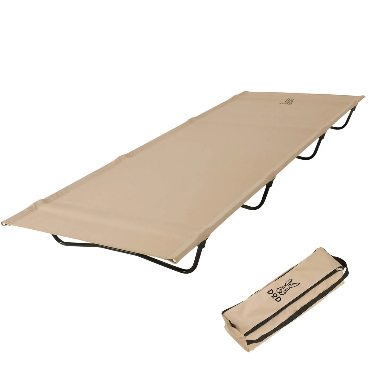 DOD Letto Leggero Pieghevole in Borsa CB1-510T Verde 1 Persona
