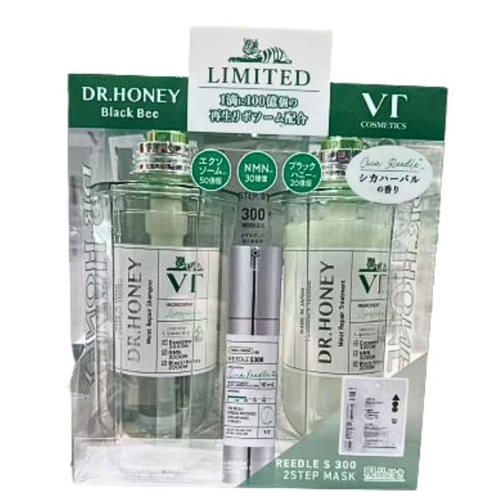 DR.HONEY x VT COSMETICS Set Shampoo Riparatore Idratante 10 Miliardi Liposomi - &HONEY