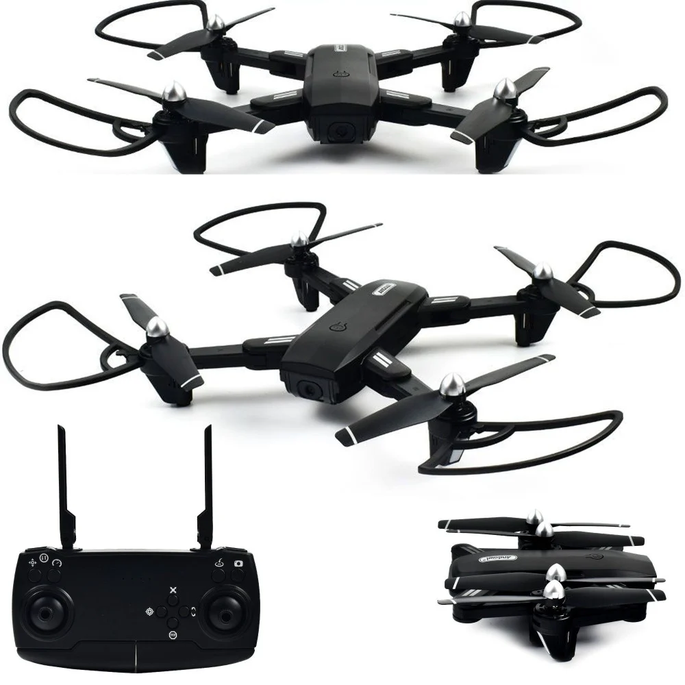DRONE QUADRICOTTERO RC Q-DR9 DOPPIA FOTOCAMERA CONTROLLO 4K HD FPV WIFI 2.4GHZ