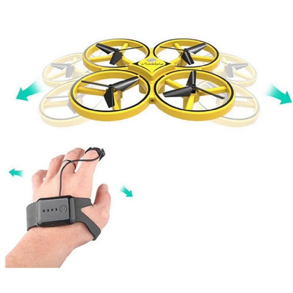 DRONE QUADRICOTTERO SKY8 CONTROLLO SENSORE MANUALE PER BAMBINI 2,4 GHZ CON LUCI - Andowl