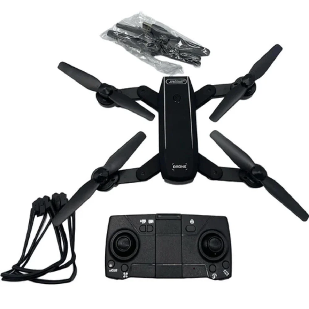 DRONE WIFI 2,4 GHZ FPV PIEGHEVOLE SKY69 CON FOTOCAMERA 720P LAMA VENTOLA A LED - Andowl