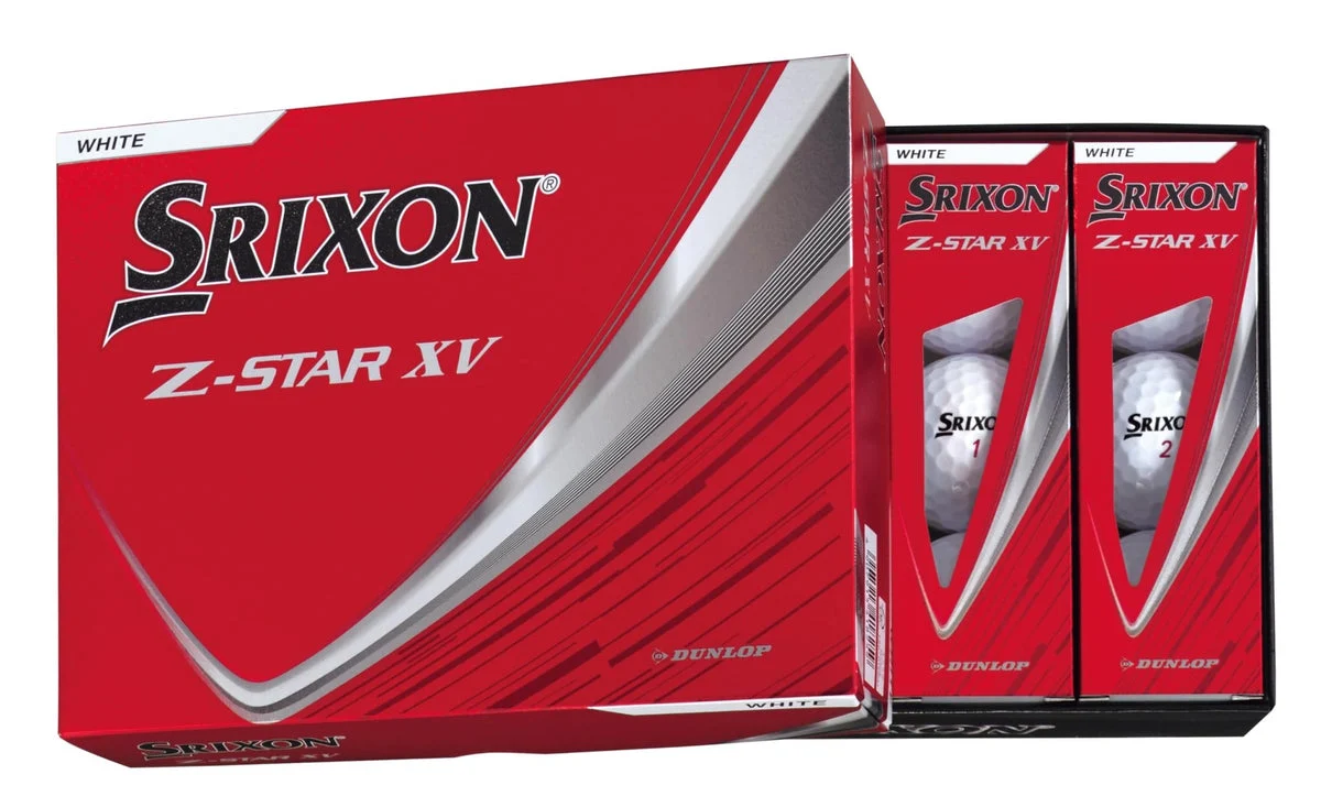 Dunlop Palla da Golf Srixon Z-Star XV Modello 2025 Bianca 1 Dozzina 12 Palle