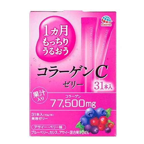 Earth Collagen C Jelly Acai Berry Flavor 10g x 31 pcs.