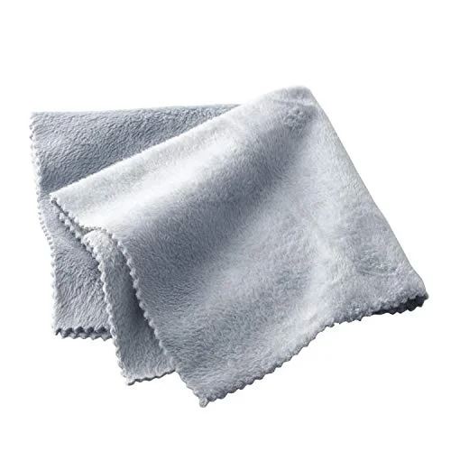 ELECOM Microfiber Cleaning Cloth L Size Washable KCT-008GY Gray