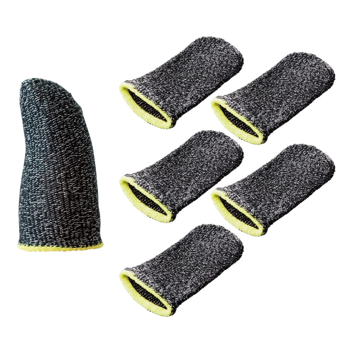 ELECOM Accessorio Gioco per Cellulare Tappi per Dito Fibra Conduttiva P-GMFF05S6GY Grigio