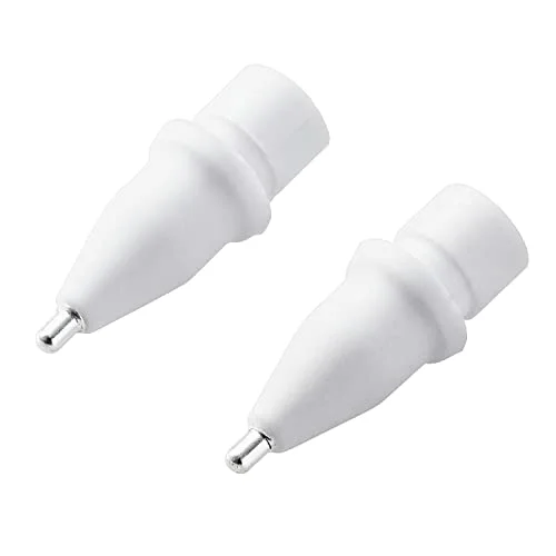 ELECOM Replacement nibs for Apple Pencil (set of 2), metal, ultra-thin, 1mm thick P-TIPAP01