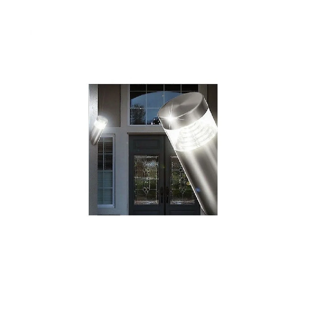 Elegante Lampada Esterna LED 3 Watt Di Acciao Applique Giardino Terrazza IP54 - TrAdE Shop Traesio