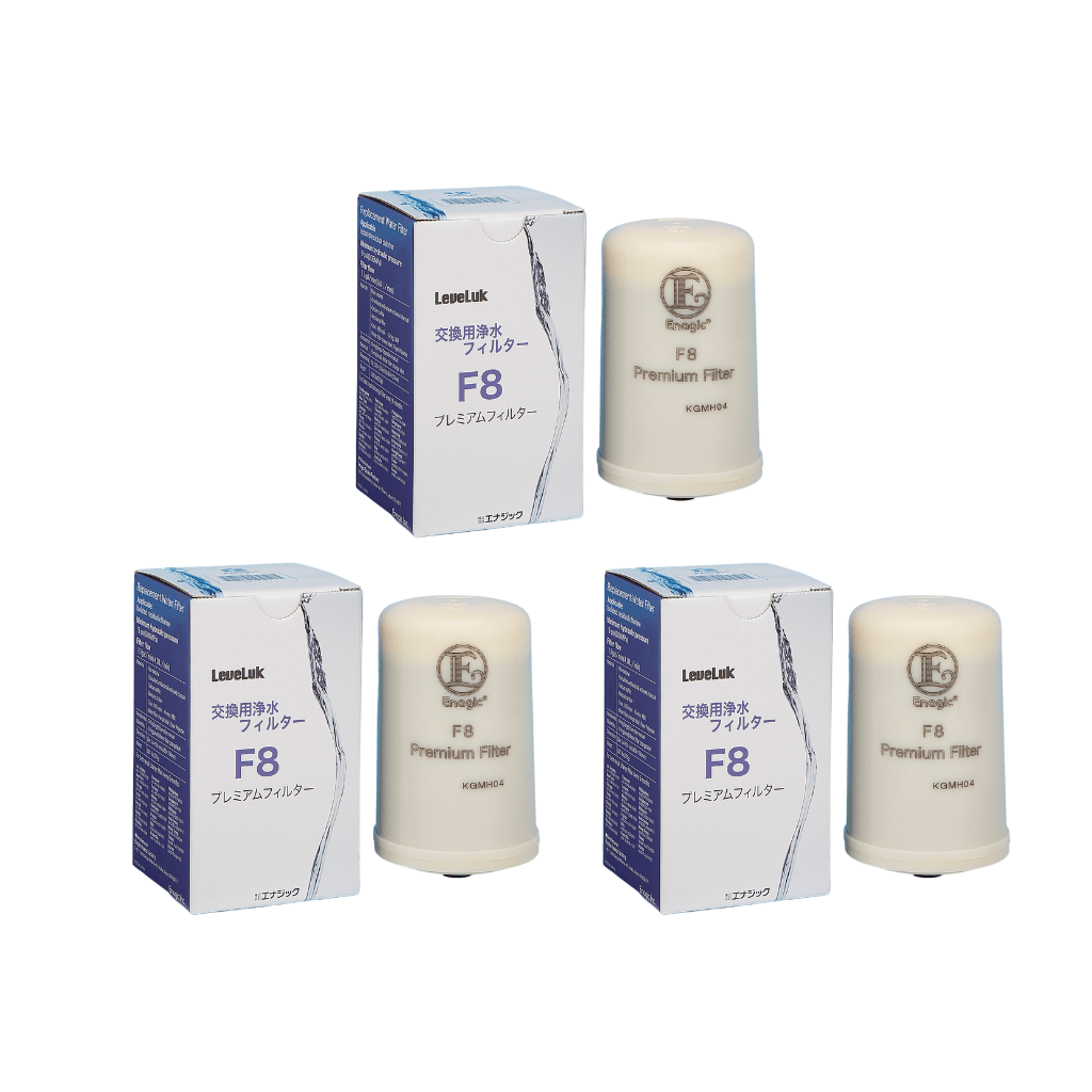 Enagic F8 Water Filter Set of 3 for Leveluk K-8 KANGEN8