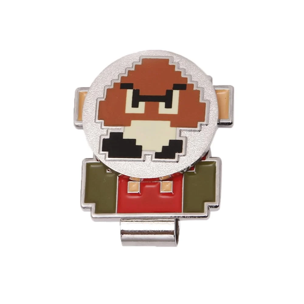 Enjoy segnapalla da golf magnetico con base Super Mario Bros Mario e Goomba
