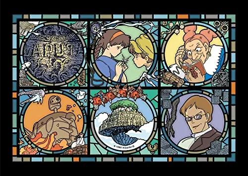 Ensky 208 pieces Jigsaw Puzzle Castle in the Sky Laputa: Castle in the Sky Letter Art Crystal