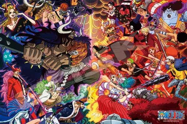 ENSKY Puzzle 1000 Pezzi Onigashima Battaglia Decisiva 1000-591 Multicolore
