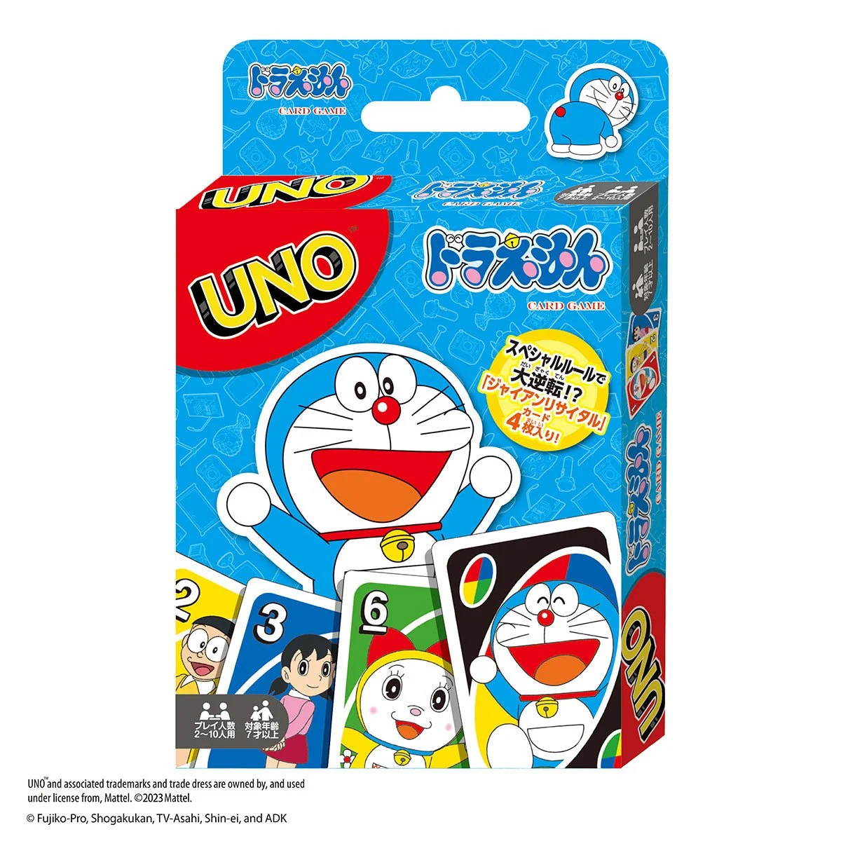 ENSKY Gioco di Carte UNO Doraemon Edition 112 carte