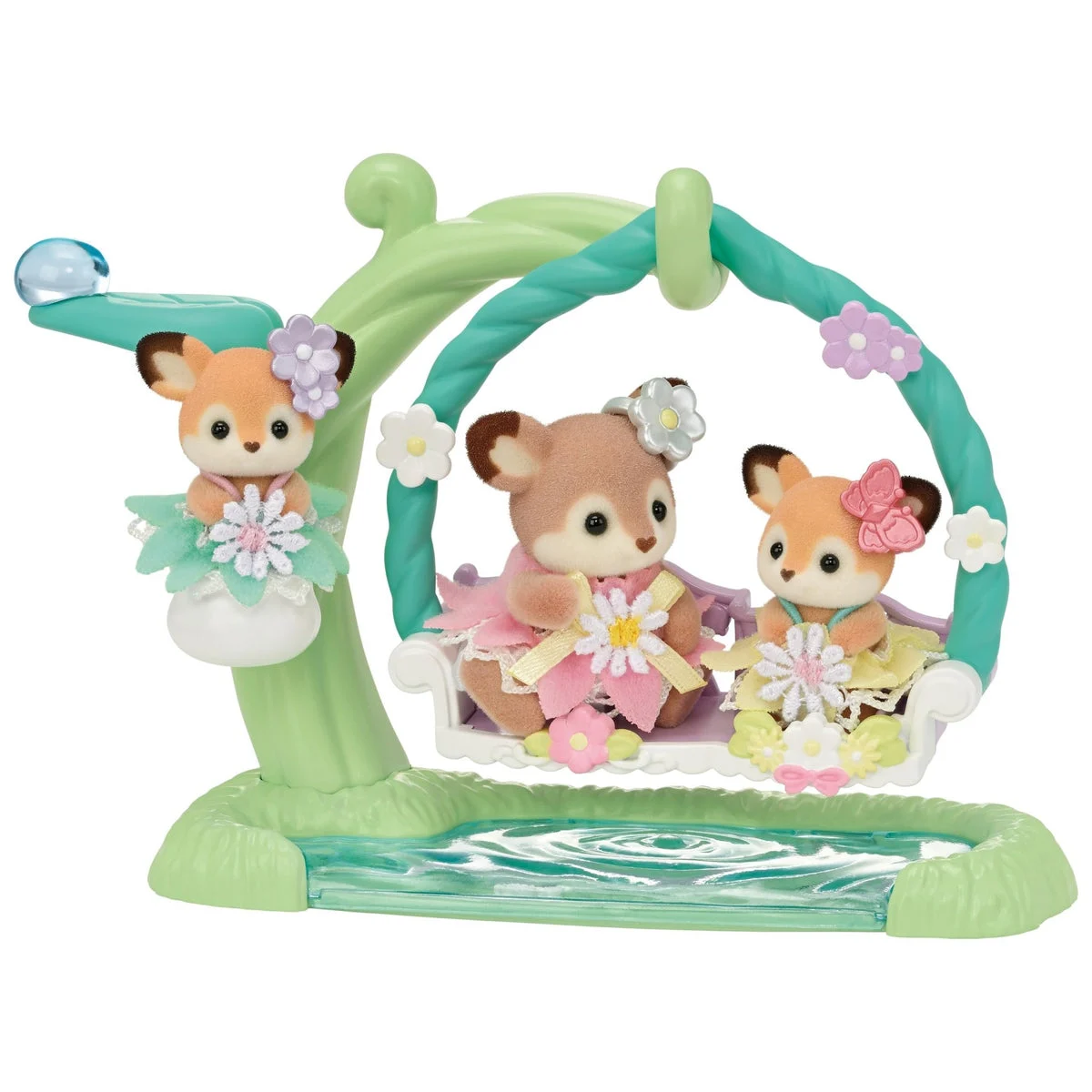 EPOCH Set di Bambole e Mobili Baby Deer con Altalena FS-56