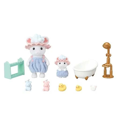 EPOCH Set di Bambole e Mobili Sylvanian Families con Set Bagno DF-26