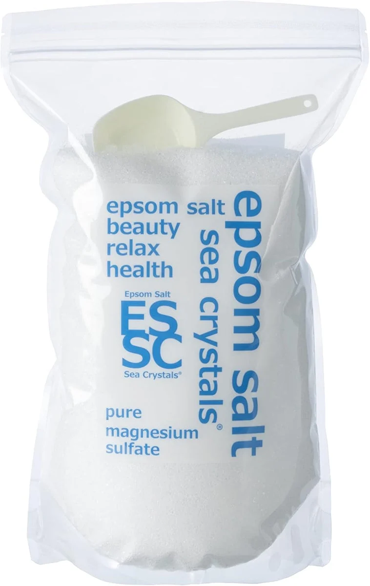 Epsom Salt sale da bagno cosmetico originale senza profumo 2.2kg - sea crystals