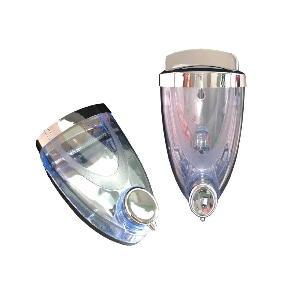 EROGATORE DISPENSER DOSATORE SAPONE LIQUIDO TRASPARENTE A GOCCIA KIT FISSAGGIO - TrAdE Shop Traesio
