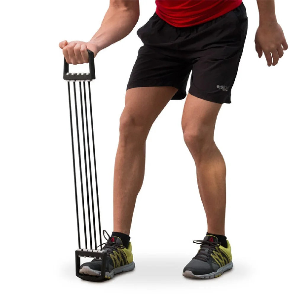 ESTENSORE DOPPIA MANIGLIA ELASTICO MOLLA 5 MOLLE PALESTRA SPORT FITNESS GYM - TrAdE Shop Traesio