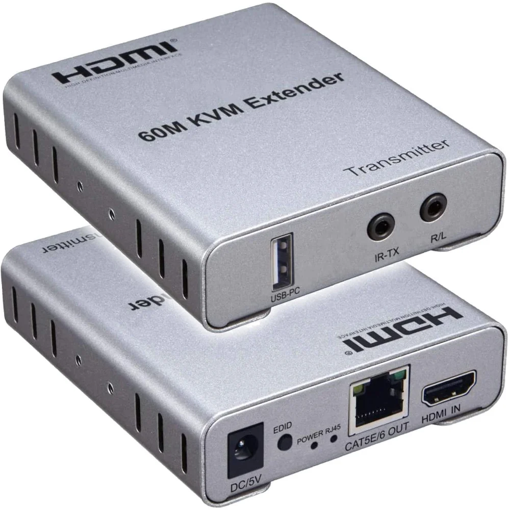 EXTENDER ESTENSORE KVM HDTV 4K 60 M CON AUDIO SUPPORTA VIDEO 1080P/60HZ Q-HD1500