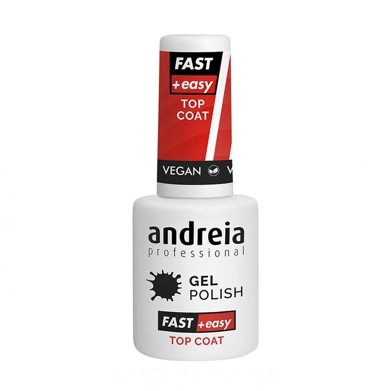 Professional Gel Polish Fast Easy Top Coat 10.5 ml - Andreia