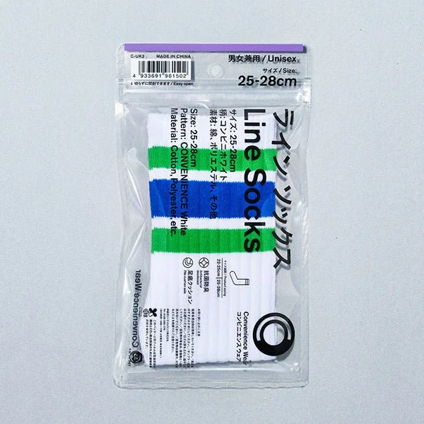 Family Mart Color Line Socks Convenience