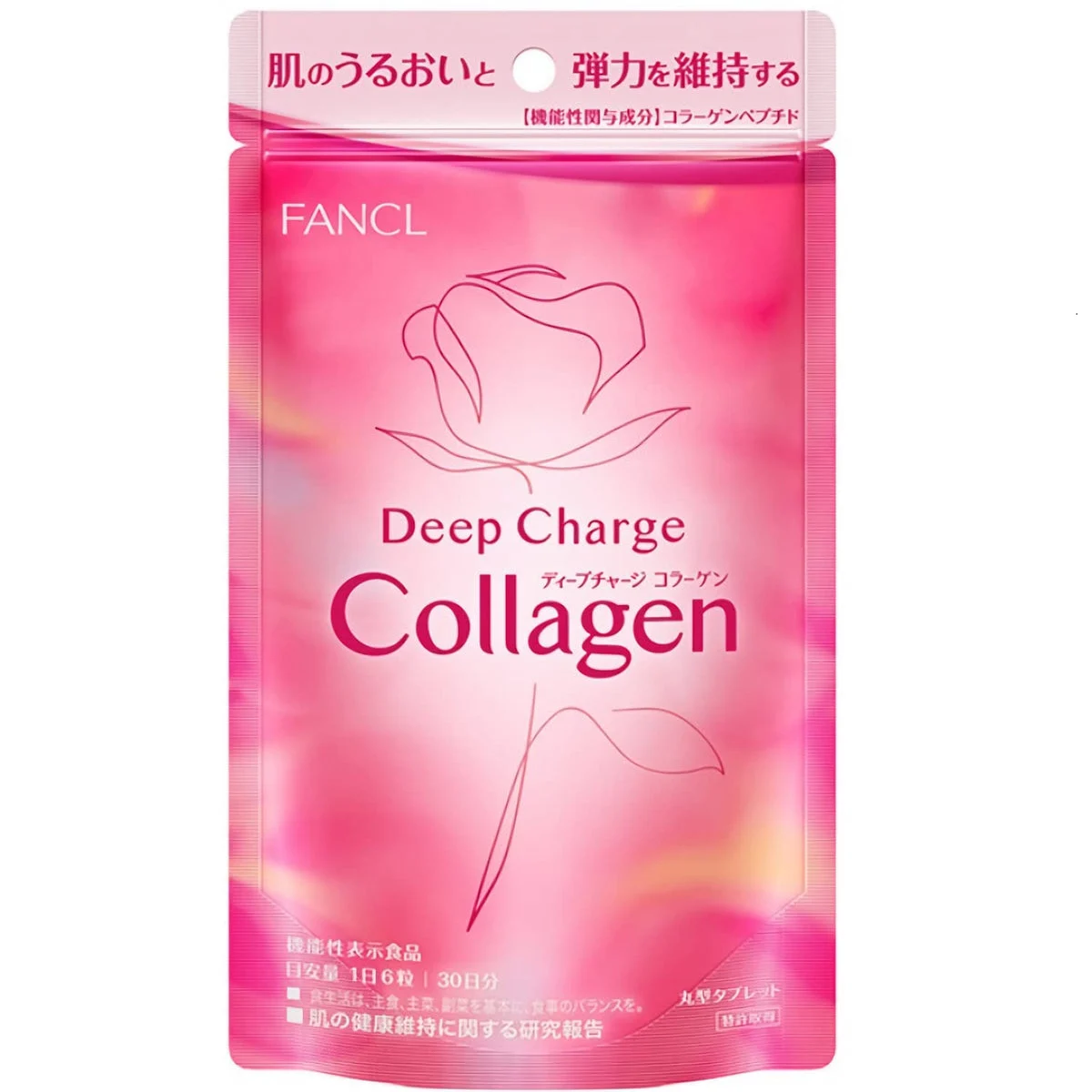 FANCL (New) Deep Charge Collagen (approx 30 days) 180 capsules