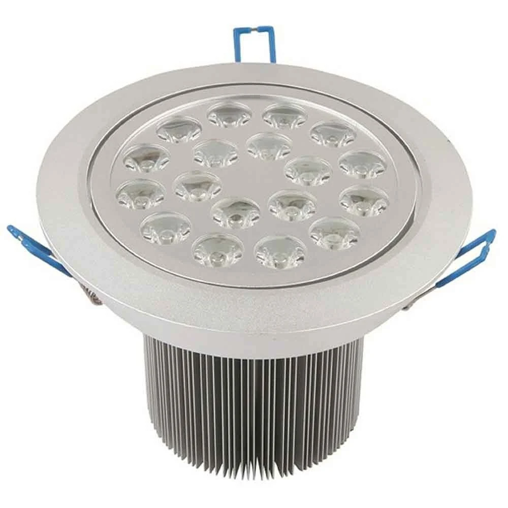 FARETTO A LED 18W AD DA INCASSO ORIENTABILE SPOT LUCE A MOLLE CON ALETTE DRIVER - TrAdE Shop Traesio