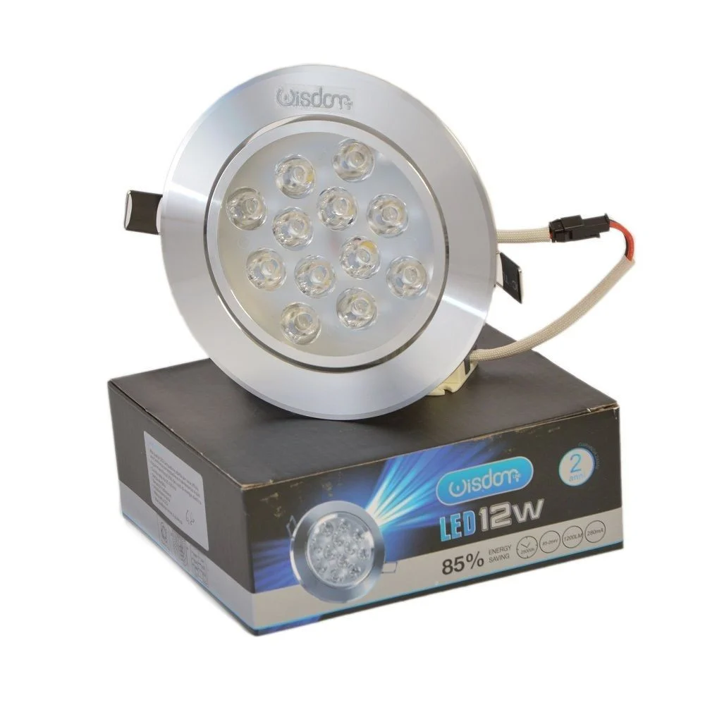 FARETTO A LED ORIENTABILE AD INCASSO DA 12W LUCE BIANCO ILLUMINAZIONE SOFFITTA - Wisdom