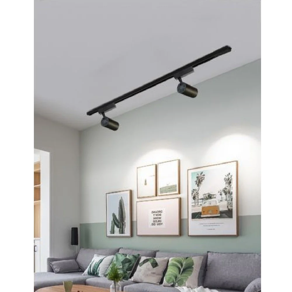 FARETTO LED COB CON BINARIO 30W LAMPADA PISTA LUCE FREDDA NATURALE CALDA F30W-9H