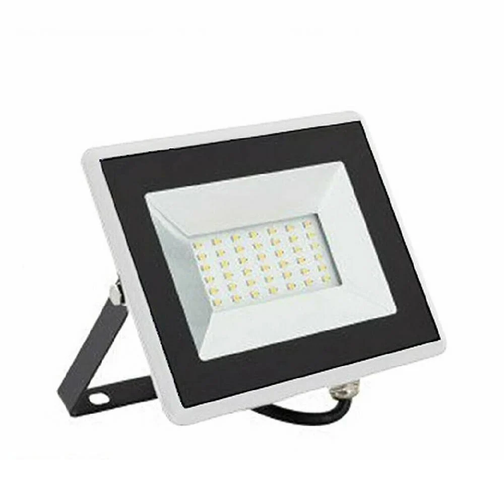 FARETTO PROIETTORE DA ESTERNO 50W BIANCO IP65 LUCE CALDA FREDDA NATURALE - TrAdE Shop Traesio