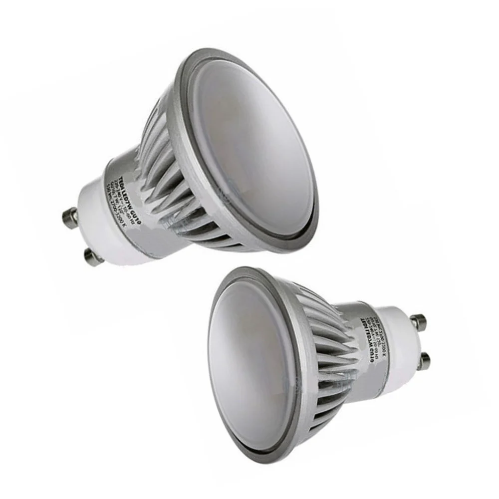FARETTO SPOT LAMPADA LAMPADINA LED SMD 7W GU10 LUCE FREDDA CALDA 610 LMN - TrAdE Shop Traesio