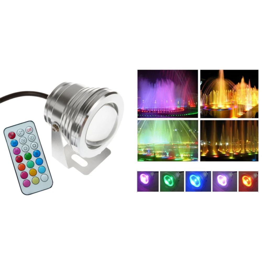 FARO FARETTO LED ORIENTABILE CALDA FREDDA RGB 10 Watt COB 12 Volt IP 65 LUCE - TrAdE Shop Traesio