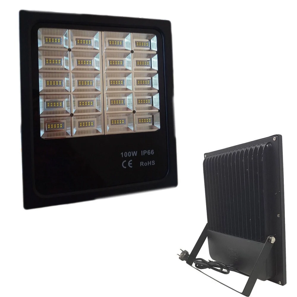 FARO FARETTO SLIM LED LUCE BIANCA 100WATT IP66 100 WATT LED SMD - TrAdE Shop Traesio