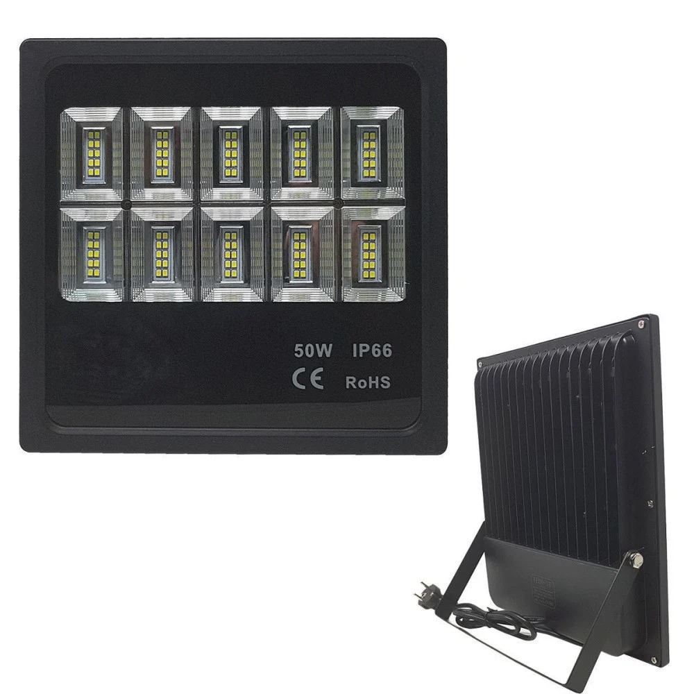 FARO FARETTO SLIM LED LUCE BIANCA 50WATT IP66 50 WATT LED SMD 220Volt - TrAdE Shop Traesio