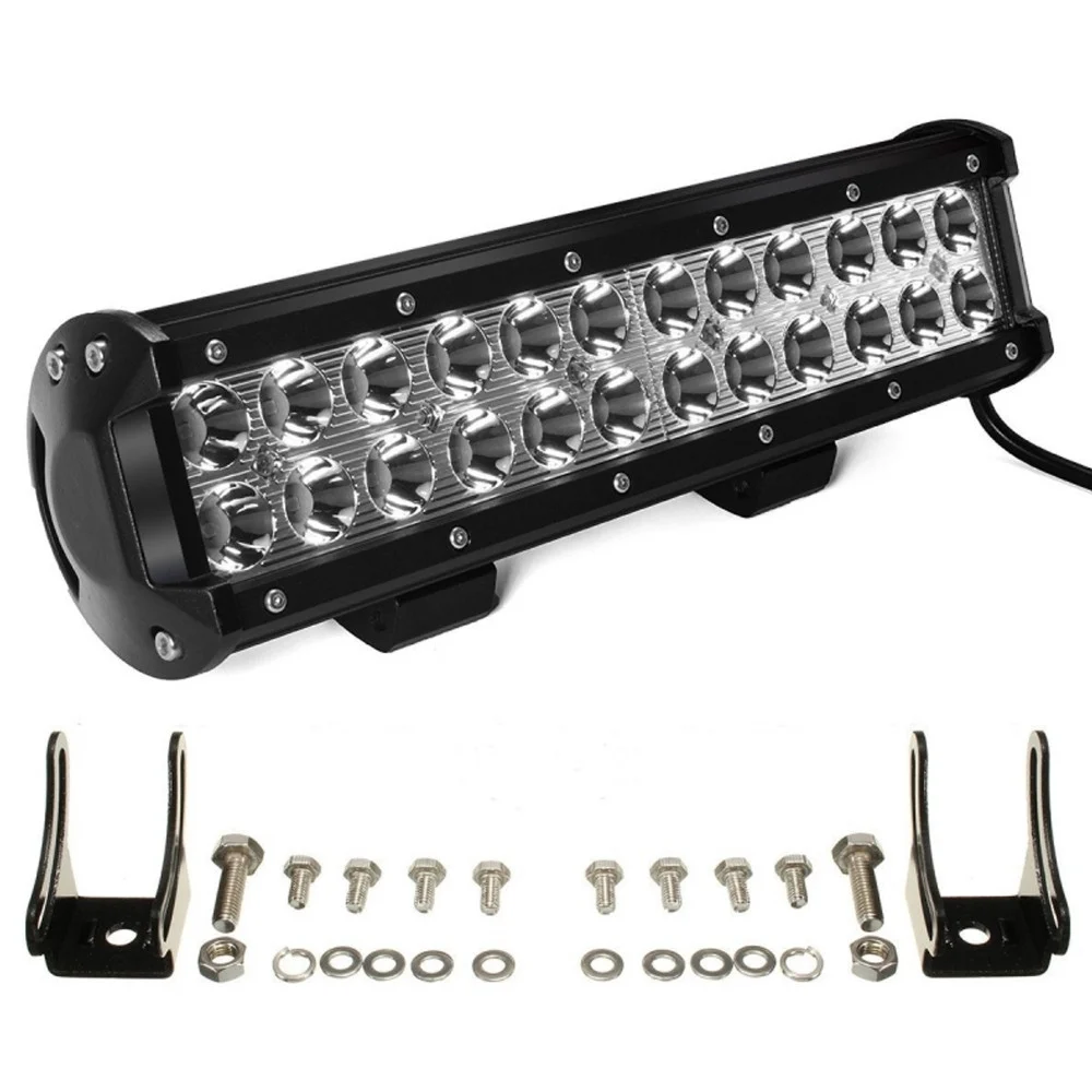FARO LAMPADA SUPPLEMENTARE IP67 TY- 72W 22 LED 6000K PROFONDITÀ SUV FUORISTRADA