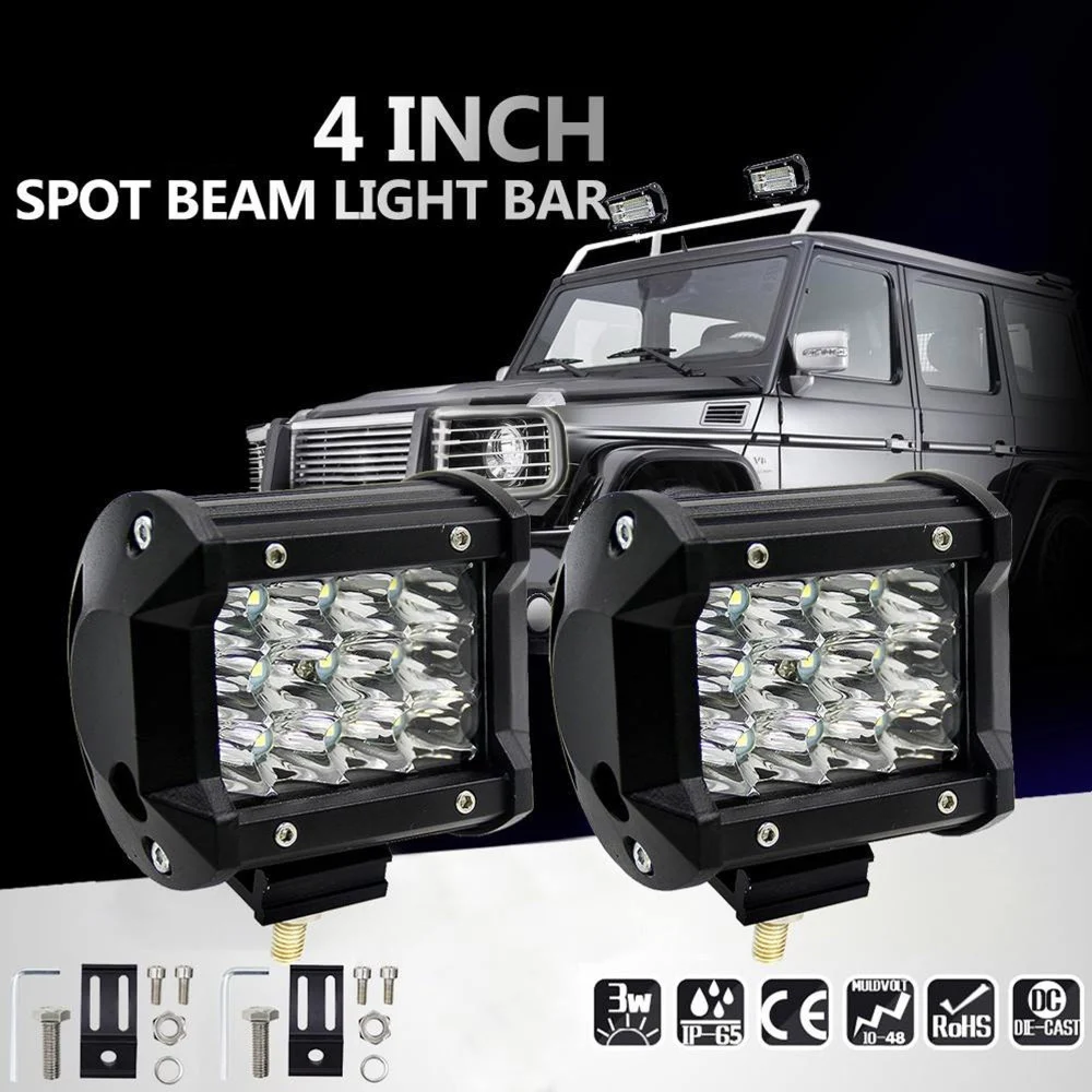 FARO LAMPADA SUPPLEMENTARE PROFONDITA AUTO FUORISTRADA 12V 6 LED 18W 6000K IP68 - TrAdE Shop Traesio