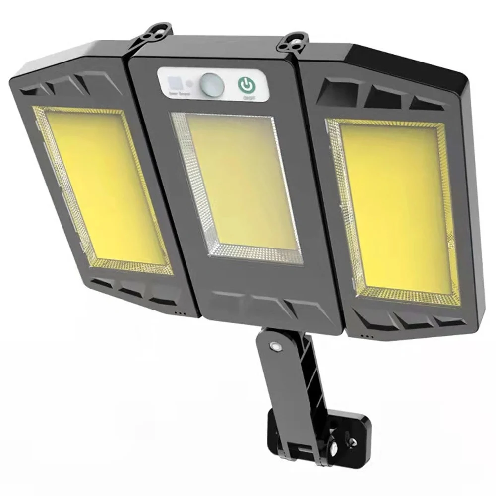 FARO LAMPIONE A LED COB CON PANNELLO SOLARE FOTOVOLTAICO SENSORE MOVIMENTO 30W - TrAdE Shop Traesio