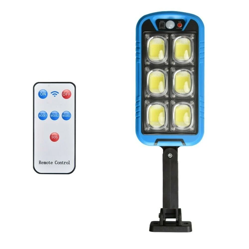 FARO LAMPIONE STRADALE PANNELLO SOLARE FOTOVOLTAICO SENSORE 150 LED COB TA140 - TrAdE Shop Traesio