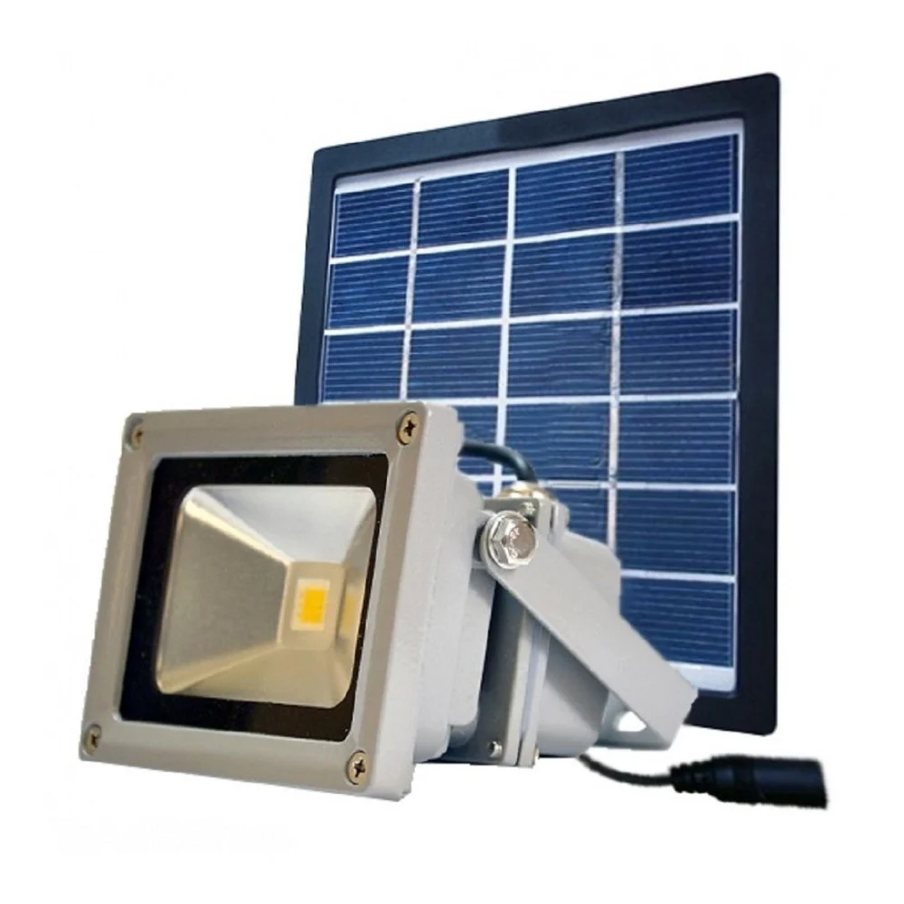 FARO LED CON PANNELLO SOLARE PER ILLUMINAZIONE ESTERNA CON BATTERIA INTEGRATA 2W - TrAdE Shop Traesio