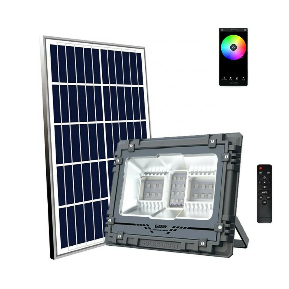 FARO LED RGB 6500K SOLARE 60W PROGRAMMABILE TELECOMANDO APP BLUETOOTH AW60C - TrAdE Shop Traesio