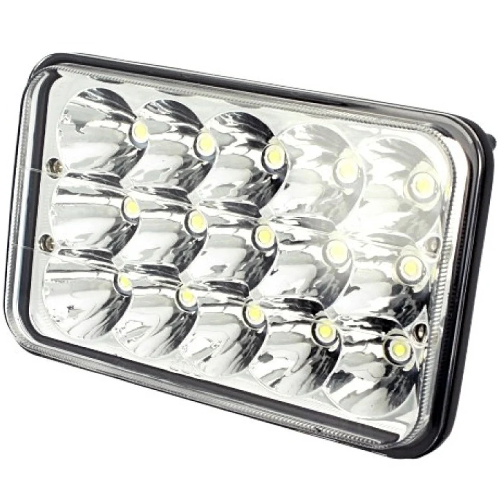 FARO SUPPLEMENTARE H4 AUTO FUORISTRADA 15 LED ABBAGLIANTE ANABBAGLIANTE IP67 - TrAdE Shop Traesio