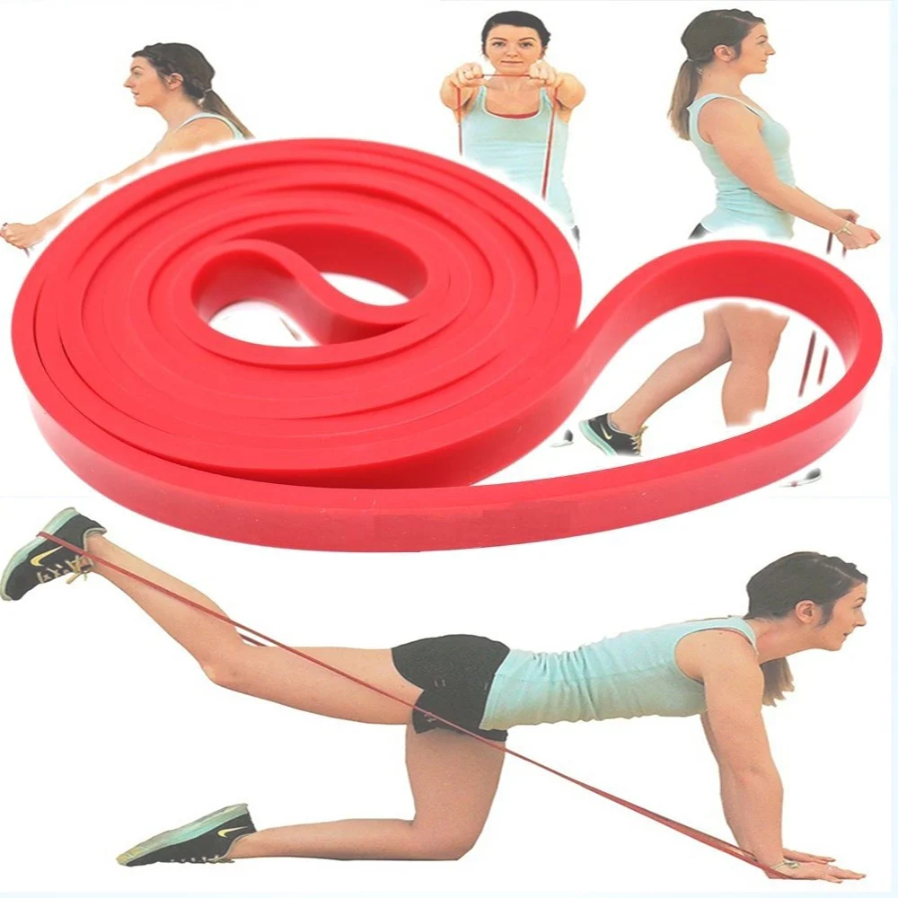 FASCIA ELASTICA AEROBICA FITNESS YOGA BANDA DI RESISTENZA STRETCHING ALLENAMENTO - TrAdE Shop Traesio