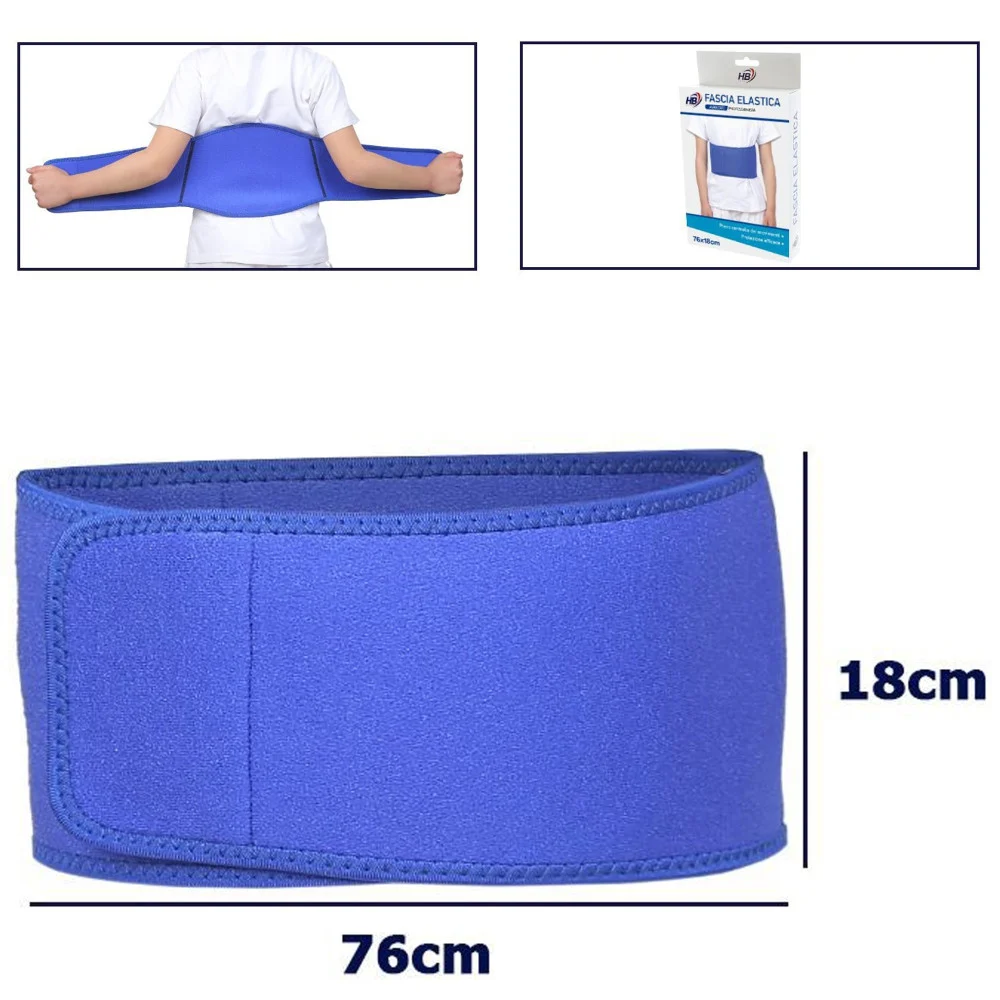 FASCIA POSTURALE SCHIENA SUPPORTO REGOLABILE TUTORE PER BAMBINI COLORE BLU - TrAdE Shop Traesio
