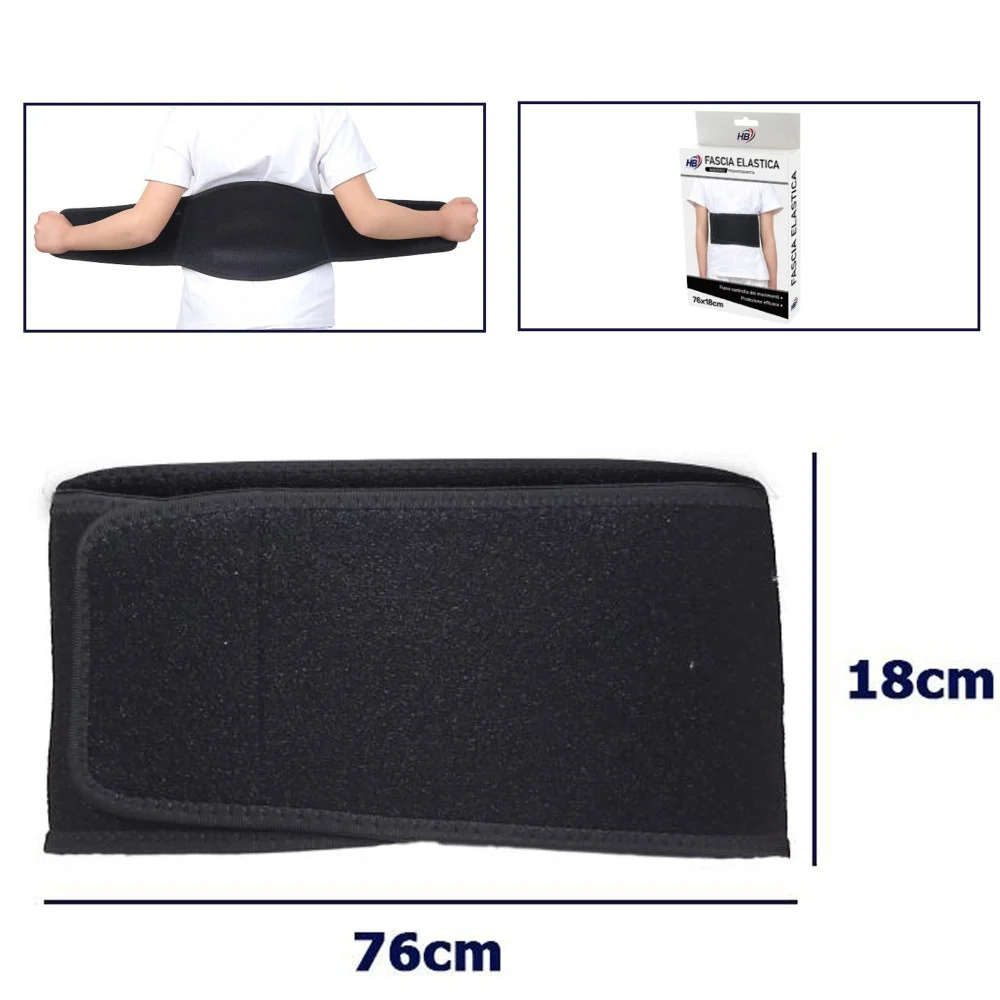 FASCIA POSTURALE SCHIENA SUPPORTO REGOLABILE TUTORE PER BAMBINI COLORE NERO - TrAdE Shop Traesio
