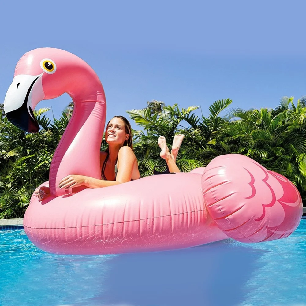 FENICOTTERO GONFIABILE GIGANTE ISOLA MATERASSINO MARE PISCINA 218 X 211 X136 CM - TrAdE Shop Traesio